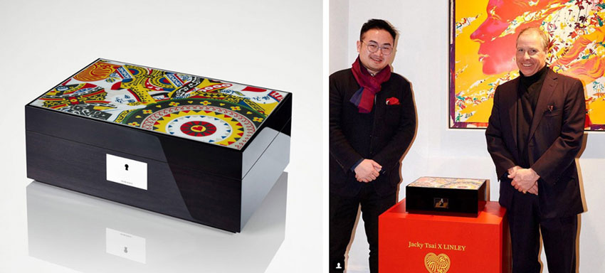Jacky Tsai/Linley collaboration box - fitted with smartHinges copied and produced in China without my knowledge or permission 