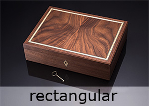 rectangular box in walnut made on a smartBoxmaker box making course